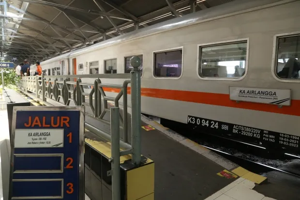 Jelang Lebaran, 21.334 Orang Surabaya Mudik Pakai Kereta Api