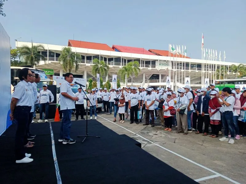 Petrokimia Gresik Berangkatkan 200 Pemudik Secara Gratis