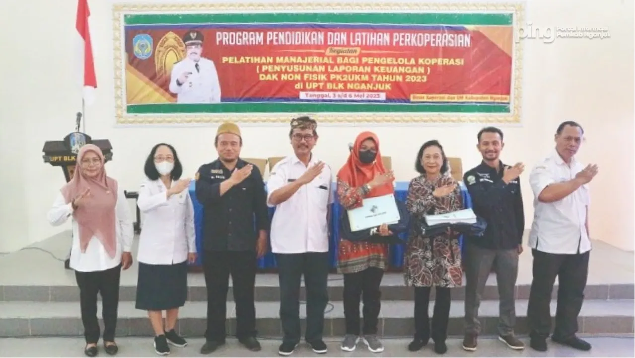 Dinkop UM Nganjuk Gelar Pelatihan Penyusunan Laporan Keuangan