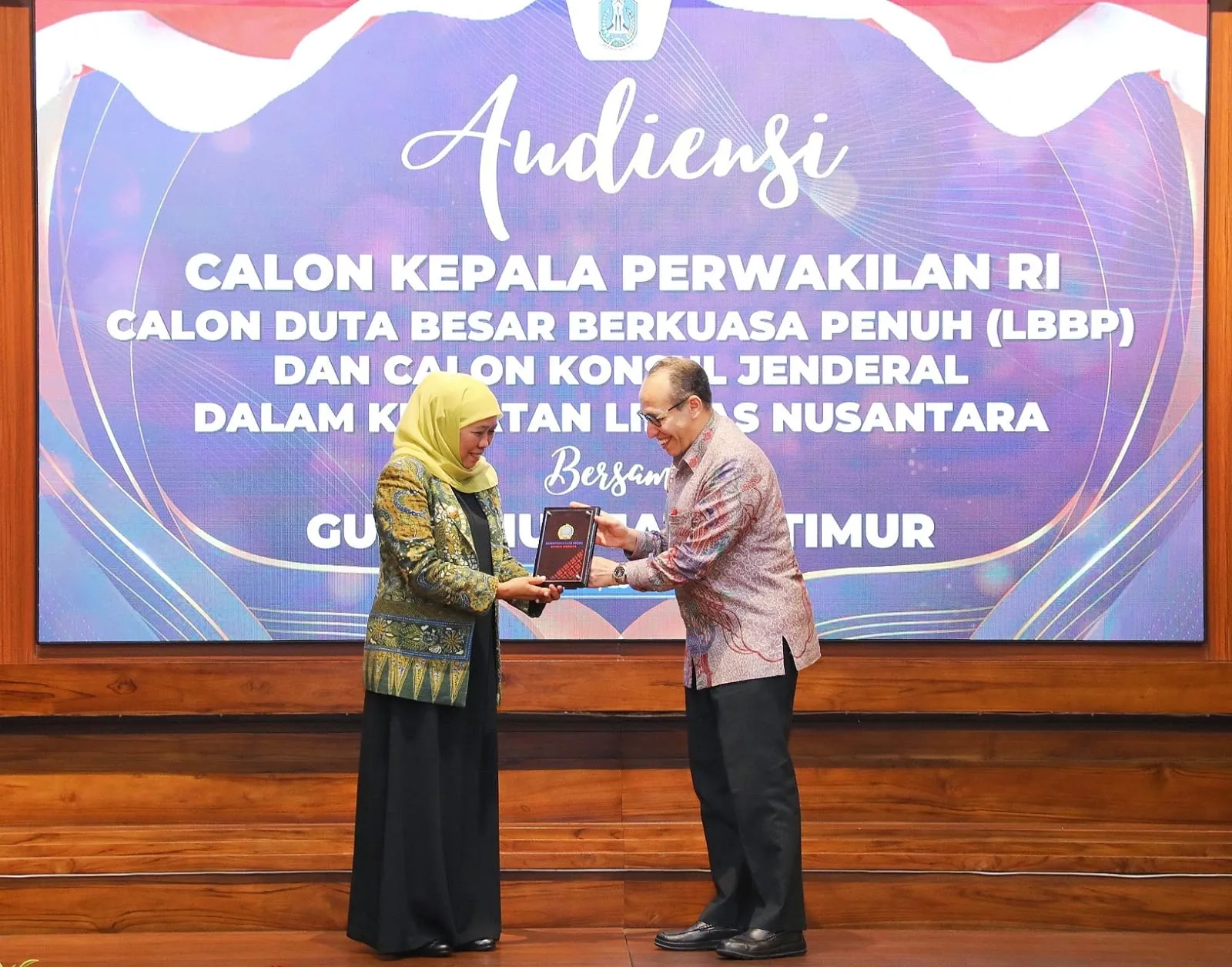 Gubernur Khofifah Ajak Calon Kepala Perwakilan RI Promosikan Potensi Ekonomi Jatim