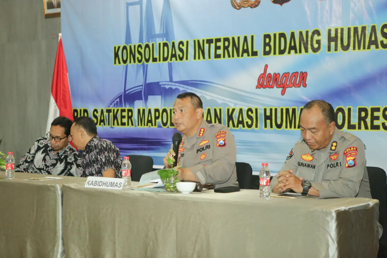 Bidhumas Polda Jatim Gelar Konsolidasi PPID