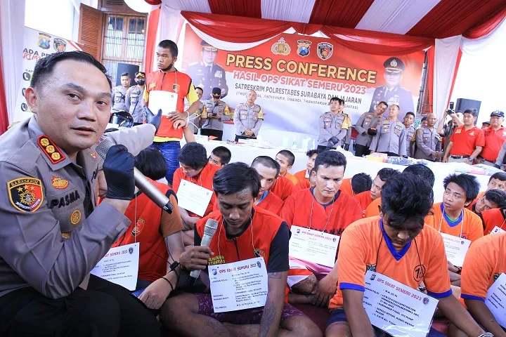 Operasi Pekat, Polrestabes Surabaya Ungkap 177 Kasus 3C