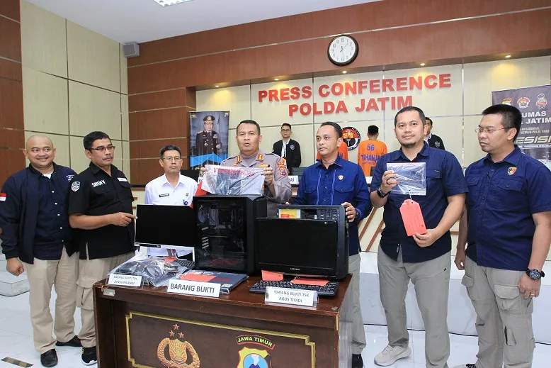 Ditreskrimsus Polda Jatim Tangkap Hacker Website Pemerintah dan PTN