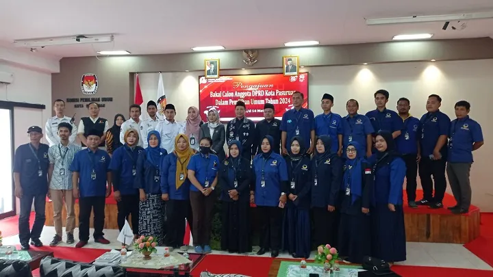 KPU Kota Pasuruan Terima Berkas Empat Partai Politik