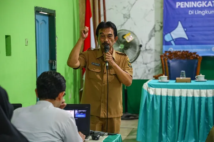 Diskominfo Kota Kediri Sharing Ilmu Pelayanan Informasi Publik Bersama Kemenag Kota Kediri