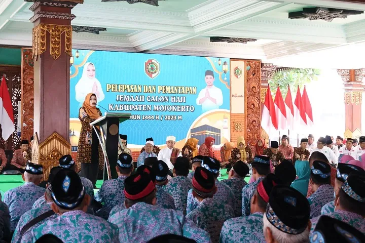Pelepasan dan Pemantapan JCH, Bupati Mojokerto: Ikhtiar Jaga Kesehatan