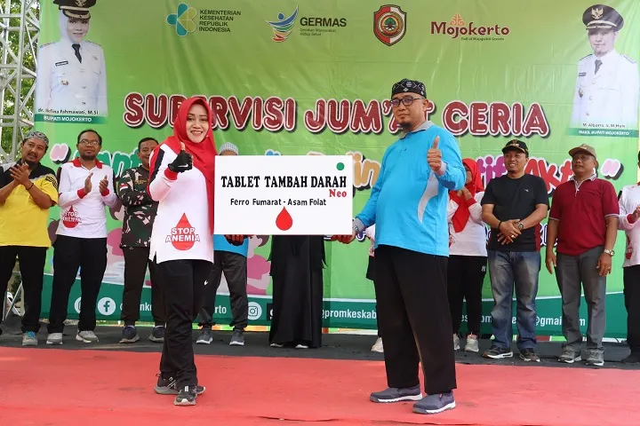 Tekan Stunting Sejak Dini, Bupati Mojokerto Ajak Rematri Rutin Minum TTD