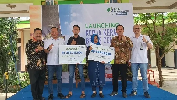 Desa Wedani Cerme Jadi Desa Percontohan Program KKBC BPJS Ketenagakerjaan