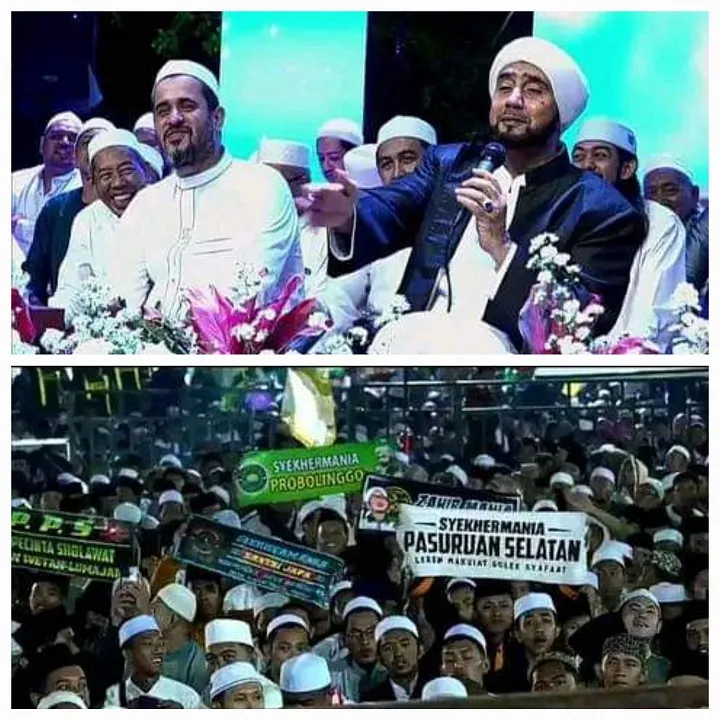 Sosialisasi Rokok Ilegal Kota Probolinggo di Kemas Sholawatan Akbar Habib Syech Assegaf