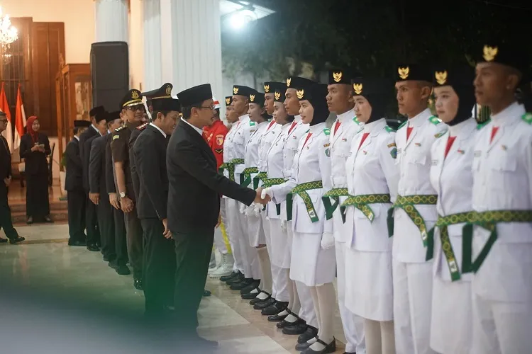 Gus Muhdlor Kukuhkan 78 Paskibraka 2023, Tekankan Jiwa Kepemimpinan