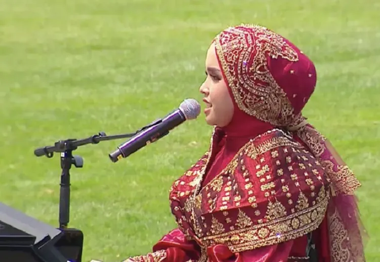 Meriahkan HUT RI ke-78, Putri Ariani Goyang Istana Negara dengan Lagu 'Rungkad'