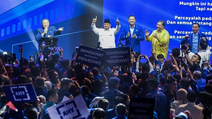 AHY Mencla-mencle, saat Dukung Anies Bicara Perubahan, Kini Dukung Prabowo Bicara Berkesinambungan