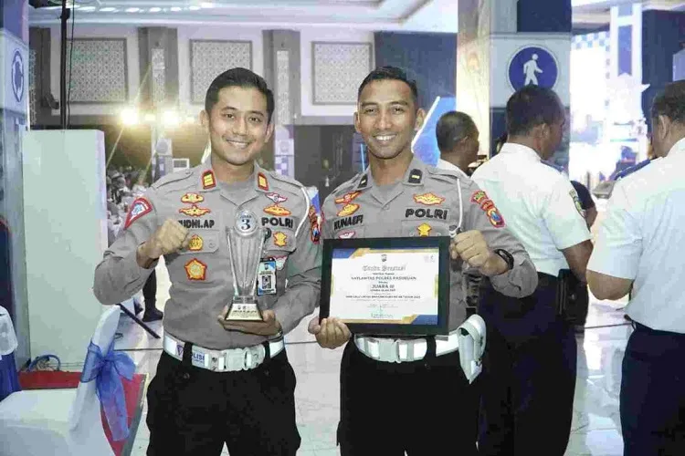 Satlantas Polres Pasuruan Raih Juara Tiga Olah TKP