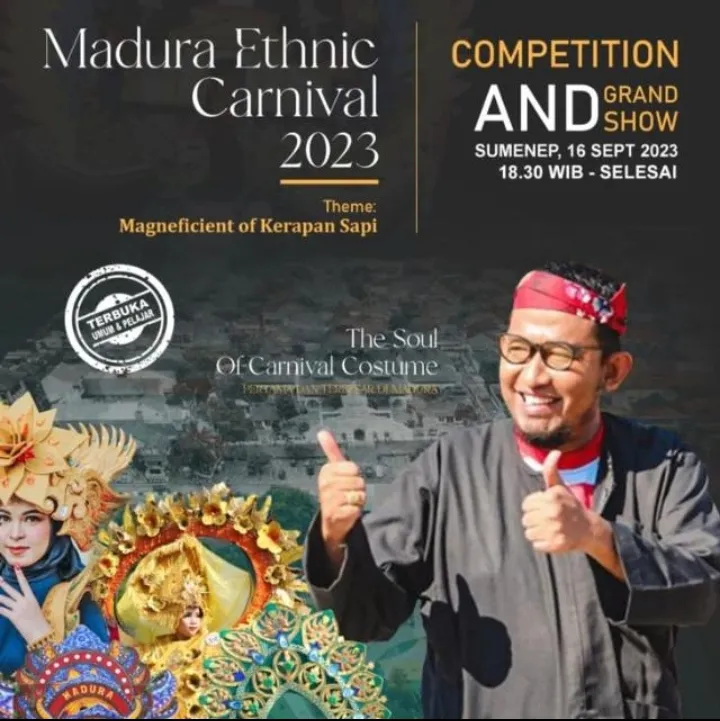 Madura Ethnic Carnival Bakal Digelar di Sumenep, Bupati Promosi Wisata