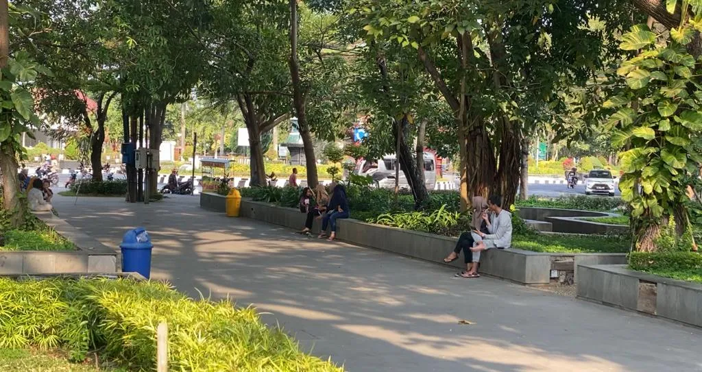 Ini Peran DLHKP Percantik Taman Kota Kediri