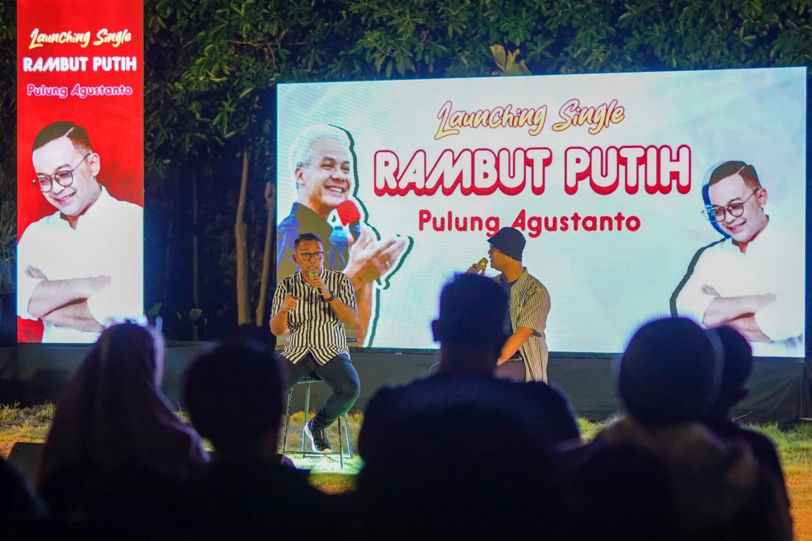 Launching Lagu Rambut Putih, Mas Pulung Sosialisasikan Capres Ganjar Pranowo