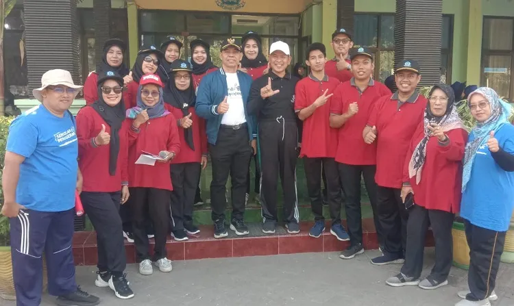 Proyek Penguatan Profil Pelajar Pancasila, SMPN 1 Jabon Laksanakan Giat Festival Gerak Jalan