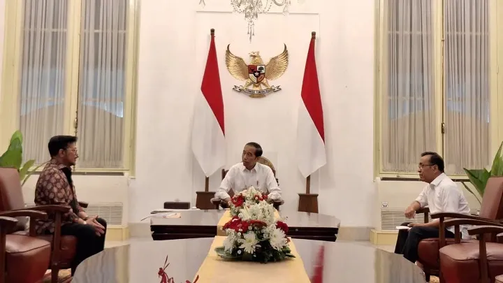Syahrul, Tinggalkan Istana Tanpa Komentar