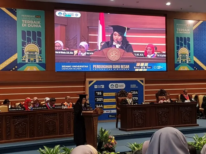 Tujuh Profesor Dikukuhkan Jadi Guru Besar Unair Surabaya