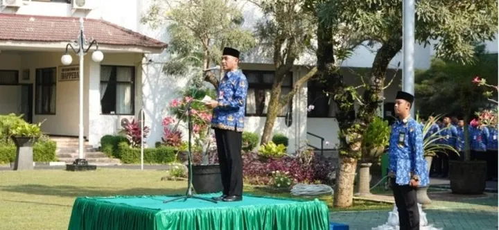 Pemkab Lumajang Menggelar Upacara Peringatan HUT ke 78 Provinsi Jawa Timur