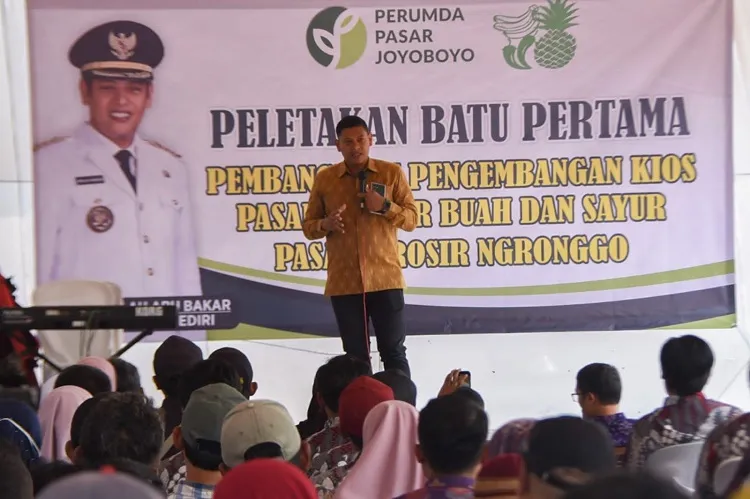Walikota Kediri Bangun Pengembangan Pasar Grosir