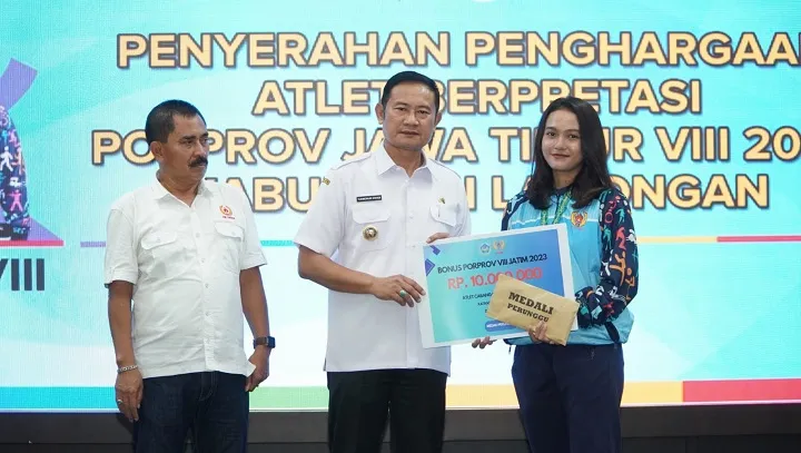 Atlet Lamongan Peraih Medali Porprov Akhirnya Terima Bonus