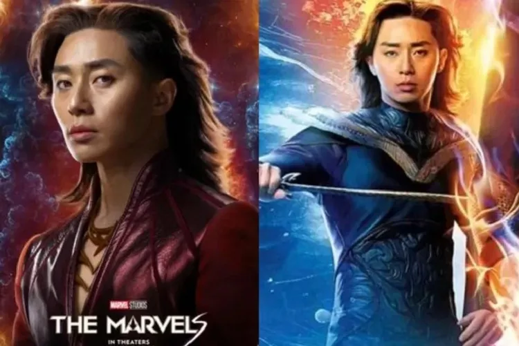 Park Seo Joon saat memerankan karakter Prince Yan di film terbaru Marvel Cinematic Universe bertajuk The Marvels. SP/ KRS