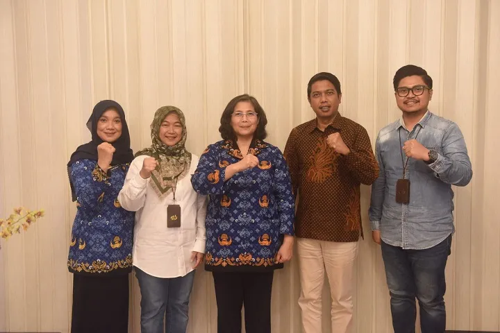 Pj Wali Kota Kediri Audiensi dengan BPJS Ketenagakerjaan