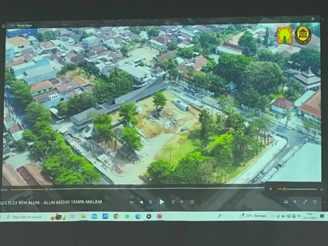 Dewan Minta Perselisihan Proyek RTH Alun-alun Kota Kediri Bisa Mediasi