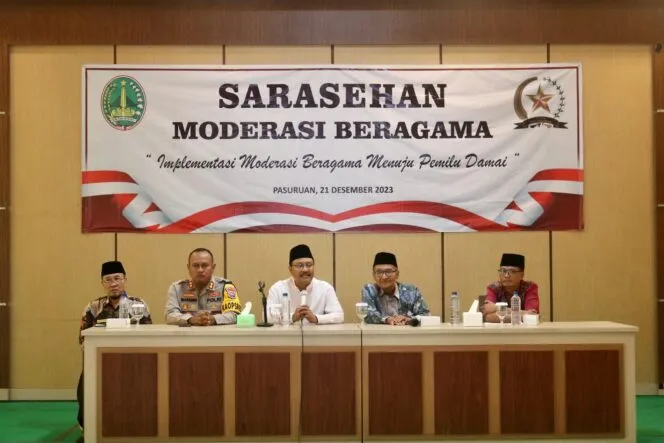 Pemkot Pasuruan Kuatkan Moderasi Agama Menuju Pemilu Damai