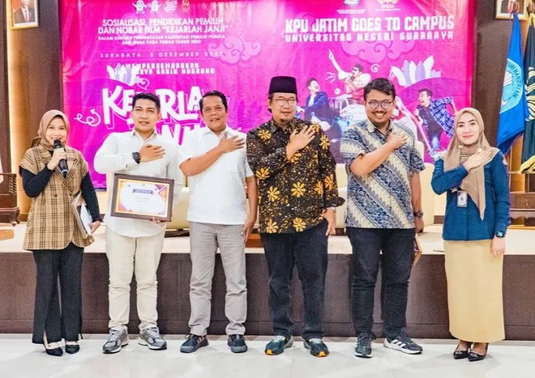 KPU Jatim Gandeng Mahasiswa UNESA Ajak Gen-Z Aktif Pemilu 2024