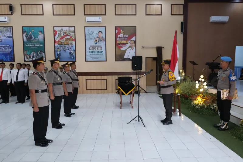 Waka Polres Blitar Kota dan Kapolsek Kepanhenkidul Berganti