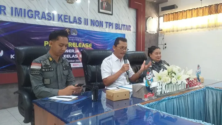 Penerbitan Paspor di Tahun 2023 di Kantor Imigrasi Kelas II Non TPI Blitar sejumlah 31.589 Paspor