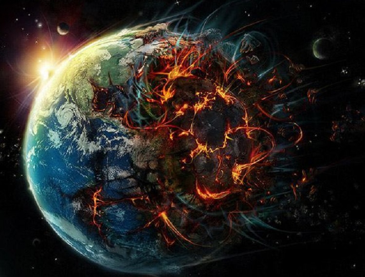 Illustrasi akhir zaman atau hari kiamat telah tiba. SP/ SBY