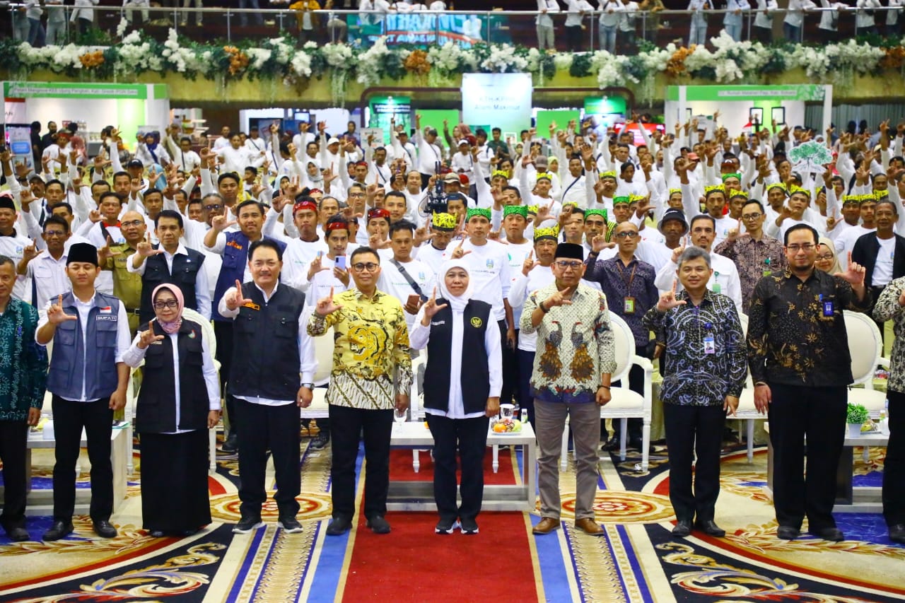 Kegiatan Temu Karya Petani Hutan di Graha Unesa Surabaya beberapa waktu lalu. Foto: Diskominfo Jatim.