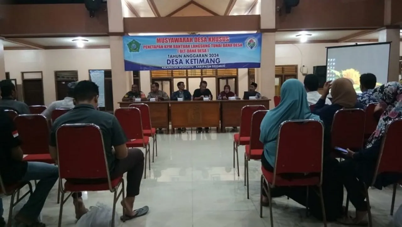 Agar Bantuan Tepat Sasaran, Pemdes Ketimang Gelar Musdesus BLT-DD
