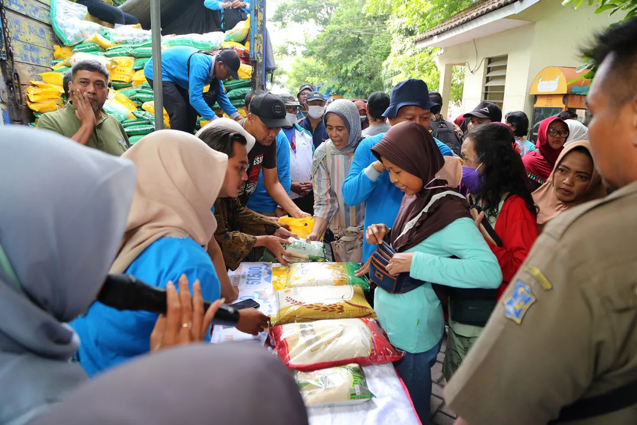 Pemkot Surabaya Terus Gelar Gerakan Pangan Murah