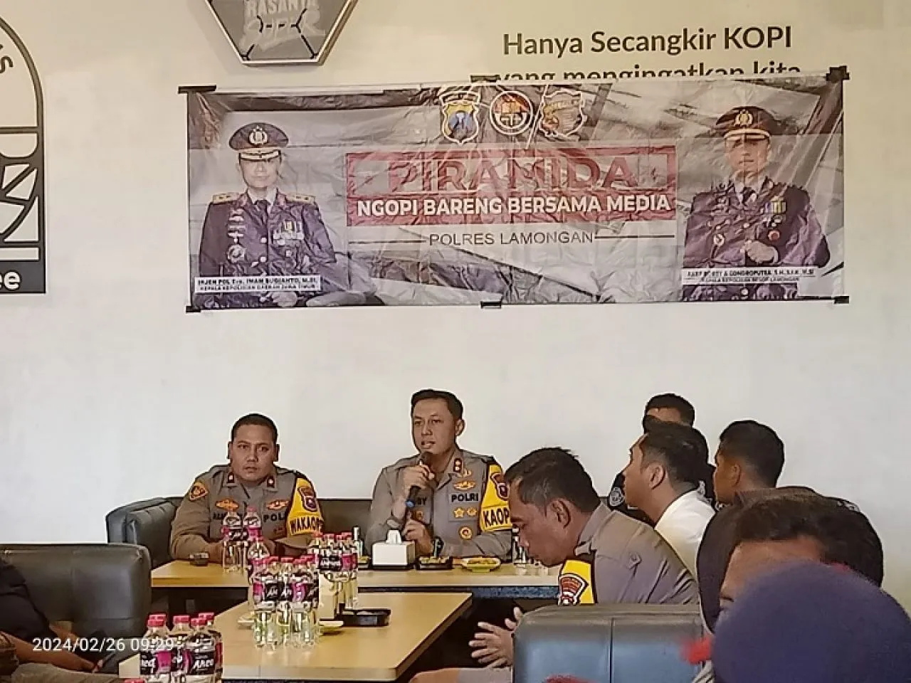Piramida Ajang Polres Lamongan Sapa Insan Pers Kuatkan Peran