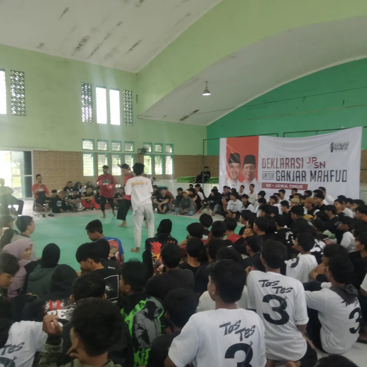 Jaringan Pencak Silat di Jatim Deklarasi Ganjar Mahfud, Dukung Pemimpin Demokratis