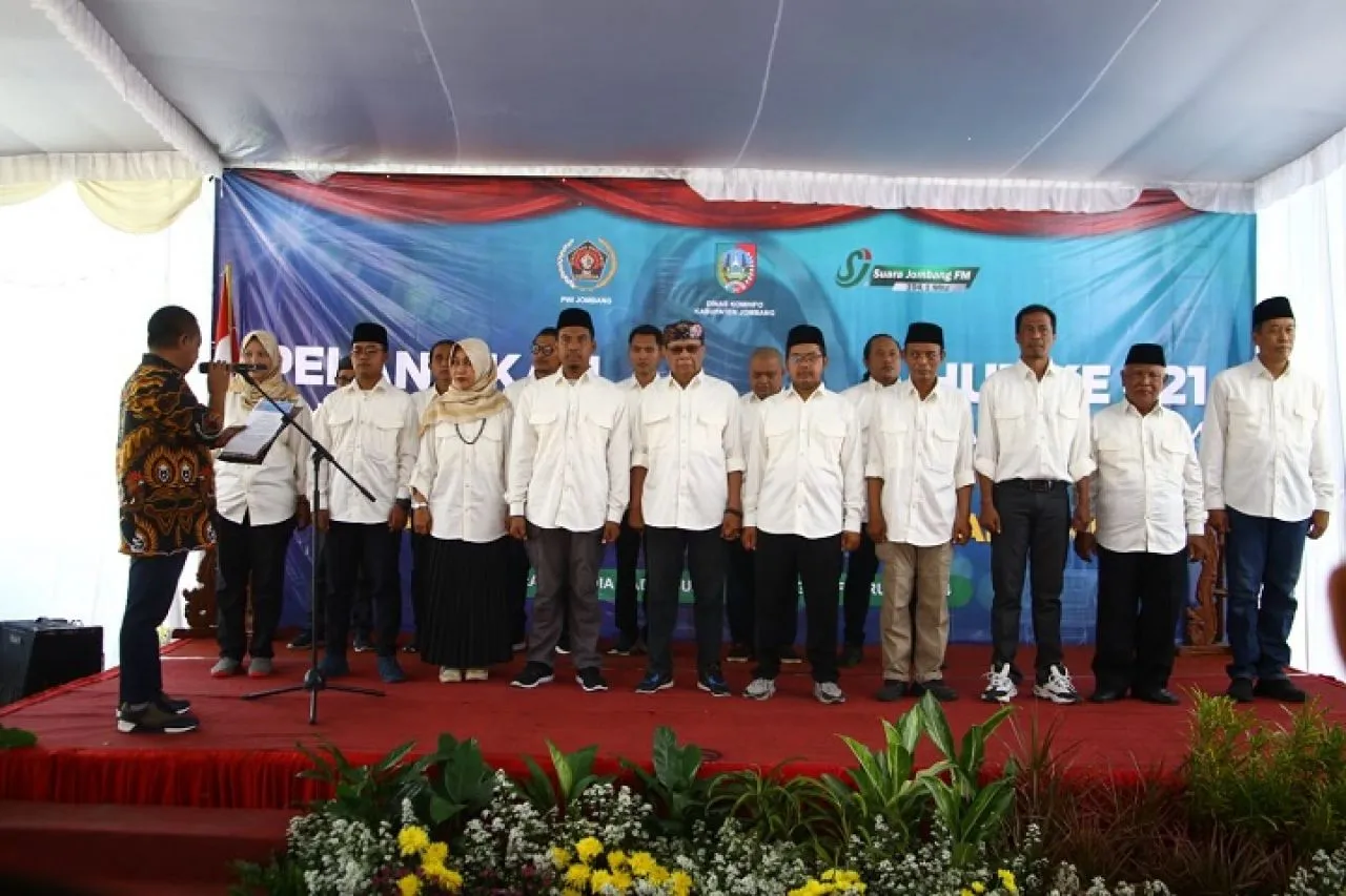 Pelantikan Pengurus PWI Jombang, Pentingnya Menjaga Kode Etik Jurnalistik