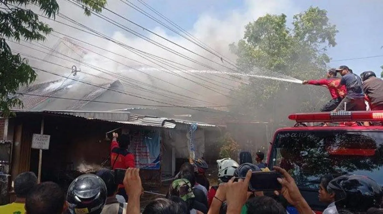 Gudang Konveksi di Ponorogo Terbakar