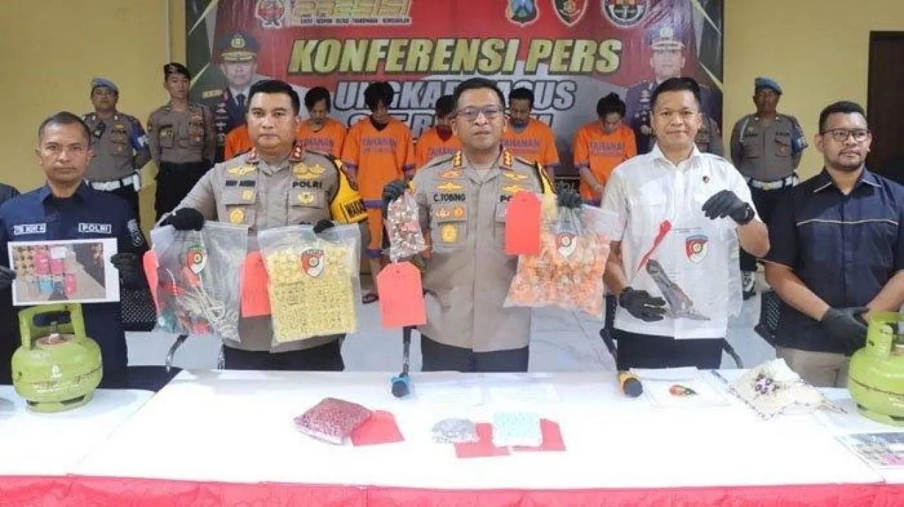 2 Tempat Pengoplos LPG di Sidoarjo Digerebek
