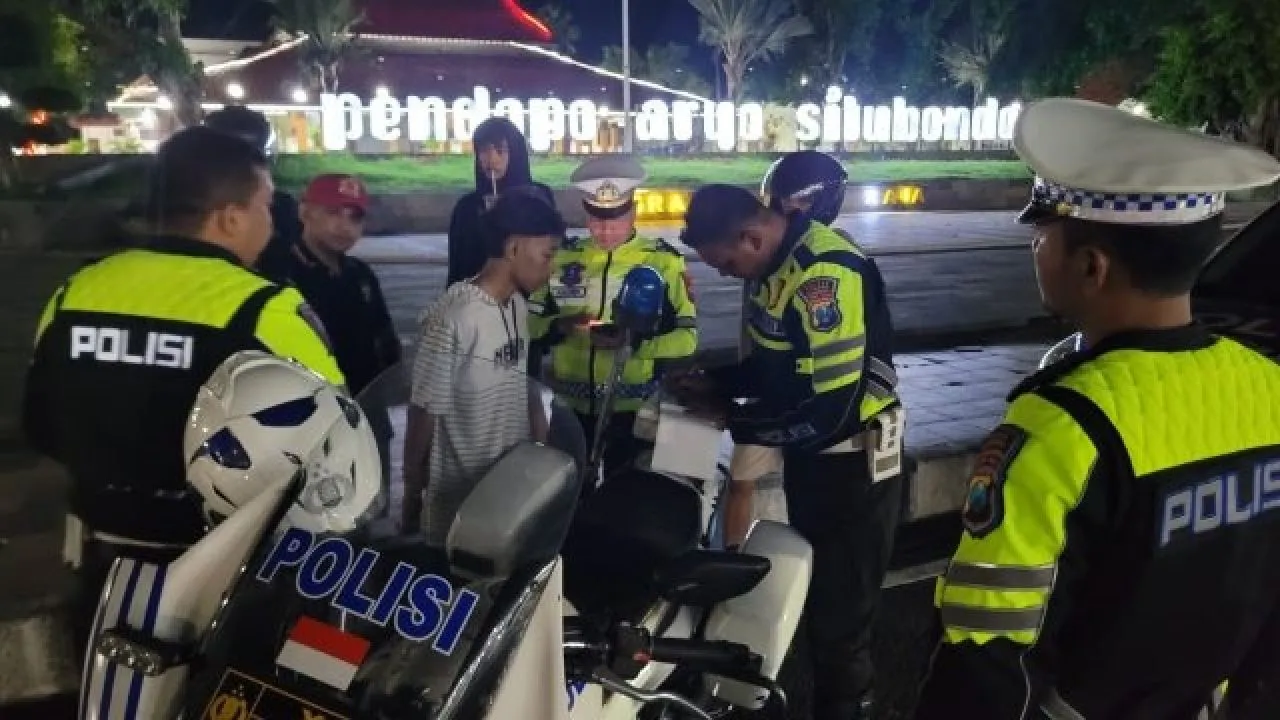 Razia Balap Liar di Situbondo, 12 Motor Diamankan