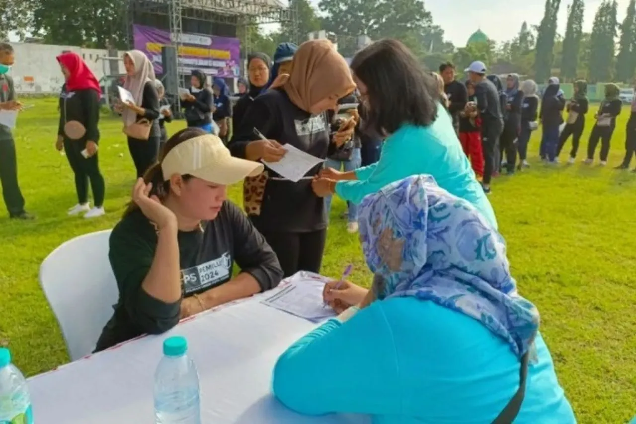 Pemkot Kediri Ajak Petugas KPPS  Skrining Kesehatan