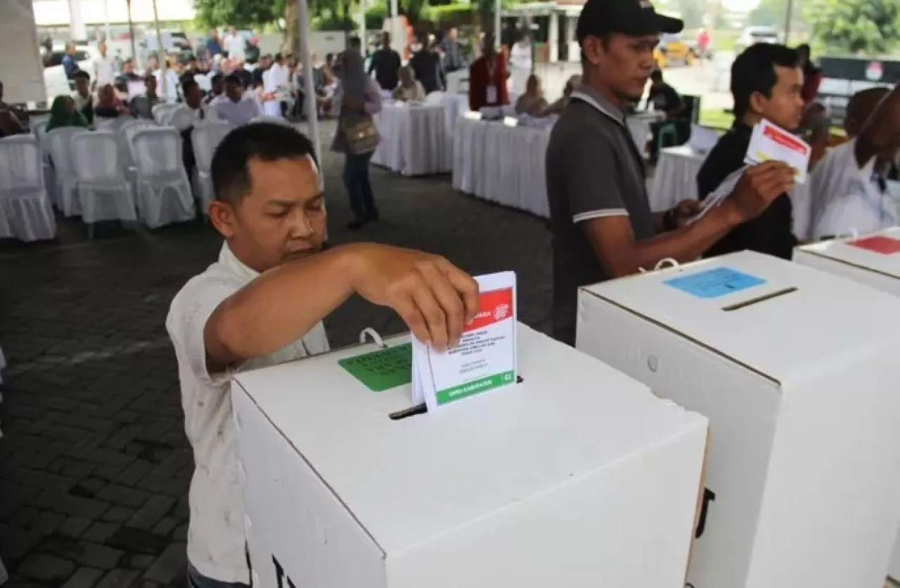 KPU Jombang Gelar Simulasi Pemungutan Suara Kedua