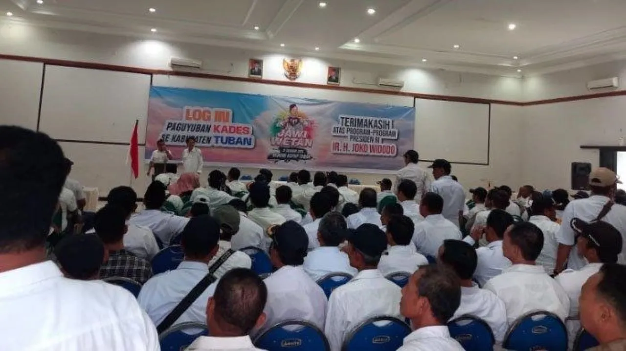 Ratusan Kades di Tuban Log In Relawan Jawi Wetan