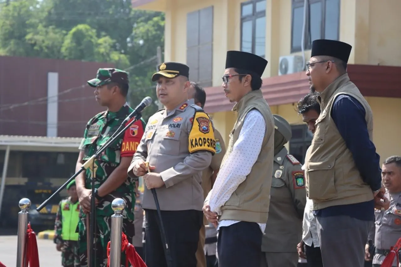 Kesiapan Pengamanan Pemilu 2024, Polres Pasuruan Gelar Pasukan dan Patroli Skala Besar