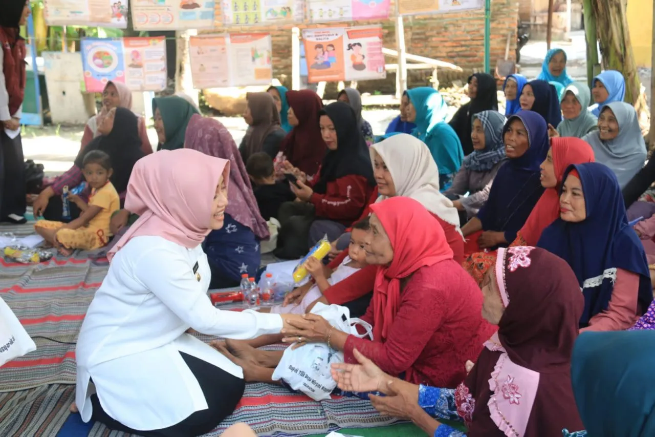 Tilik Deso, Bupati Ikfina Ajak Warga Aktif Cegah Stunting