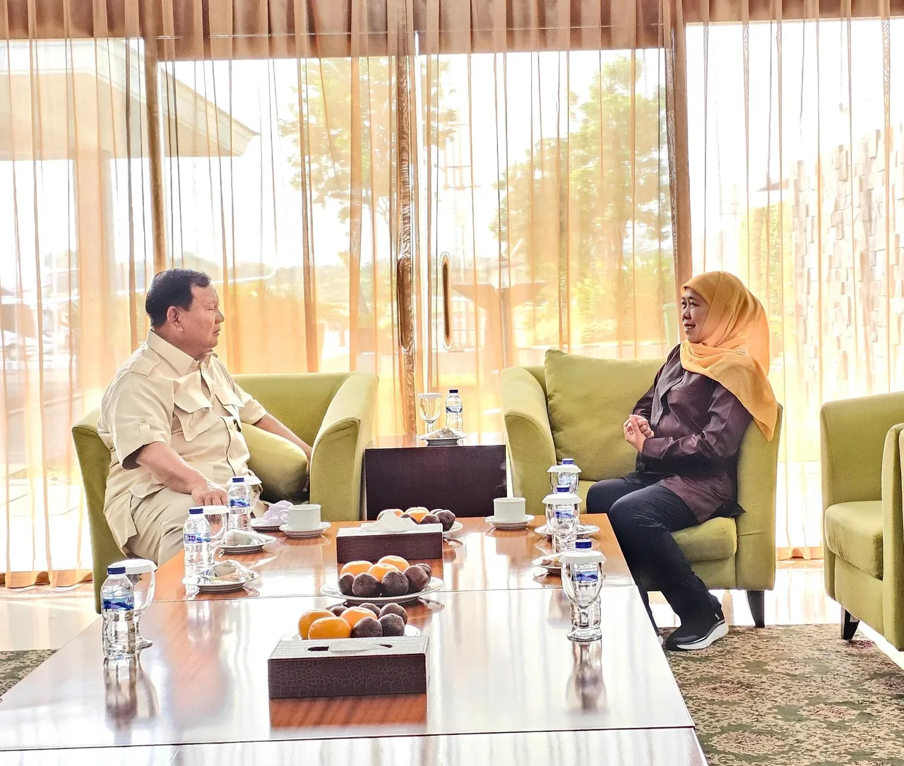 Prabowo Unggul di Perolehan Quick Count, Khofifah: Jawa Timur Lumbung Terbesar Suara Nasional