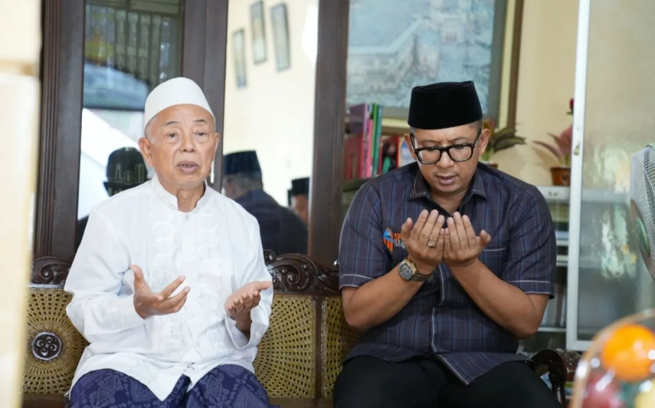 Roadshow ke Ponpes dan Kiai, Pj Wali Kota Mojokerto Minta Doa untuk Pemilu Damai